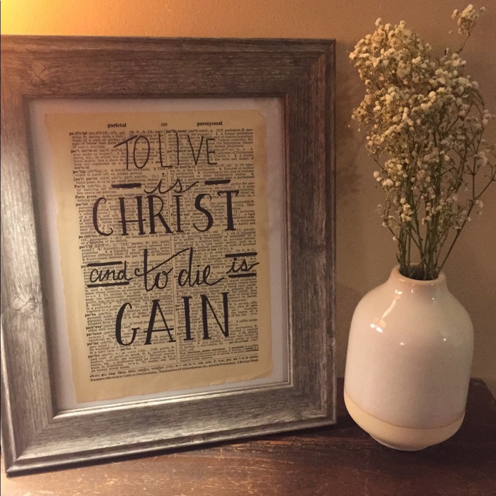 Custom calligraphy